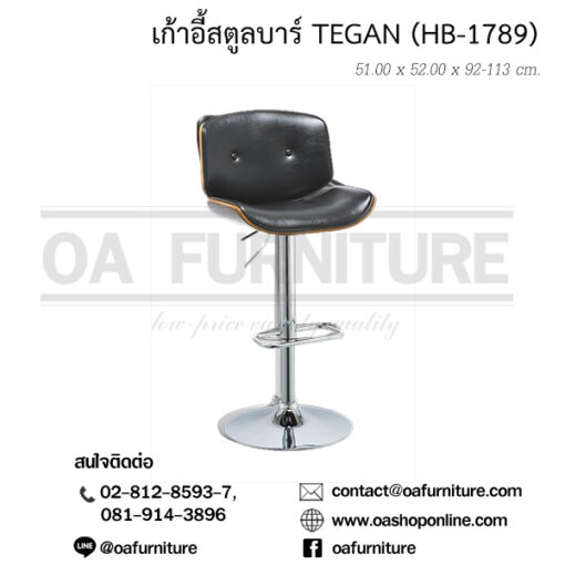 เก้าอี้สตูลบาร์ TEGAN (HB-1789)